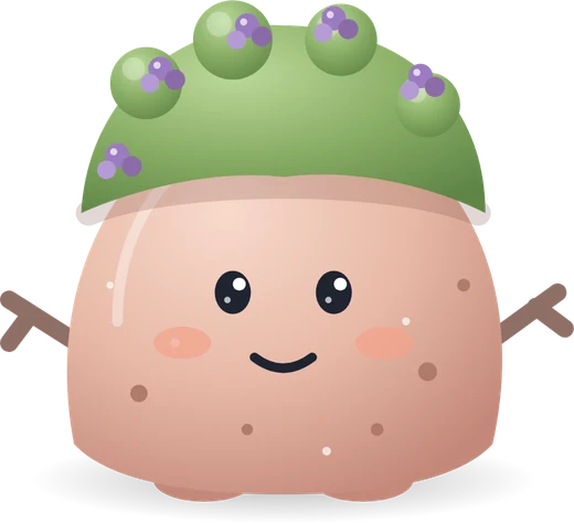 Kobben, an old rock with moss on his head.